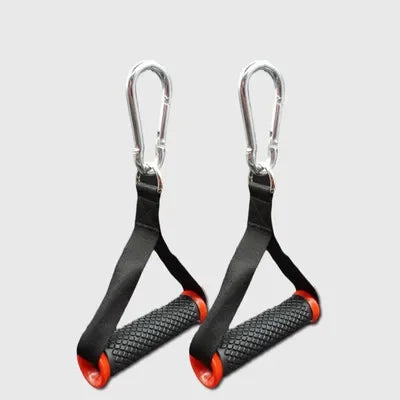 Gym Grip Resistance Bands Handles Fitness Anti-slip Grip Strong Nylon Webbing Grip Puller Handle Gantry Accessory Multifunction