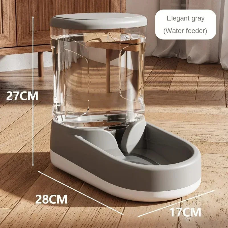Dispensador de água para cães e gatos, alimentador automático para alimentação de cães, água potável e fluindo, não conectado em chaleira de água, suprimentos para animais de estimação