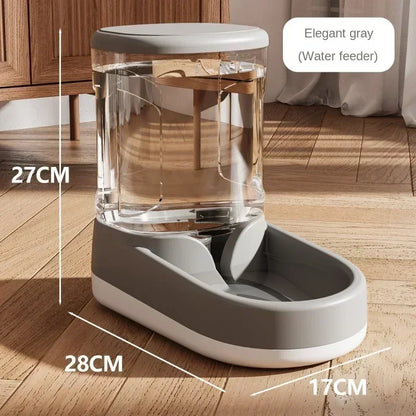 Dispensador de água para cães e gatos, alimentador automático para alimentação de cães, água potável e fluindo, não conectado em chaleira de água, suprimentos para animais de estimação