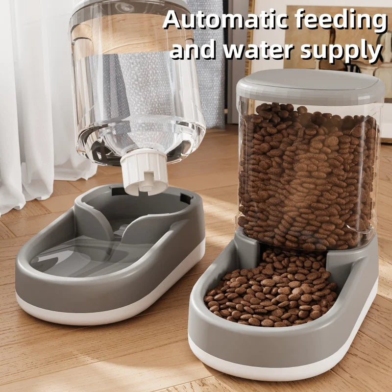 Dispensador de água para cães e gatos, alimentador automático para alimentação de cães, água potável e fluindo, não conectado em chaleira de água, suprimentos para animais de estimação