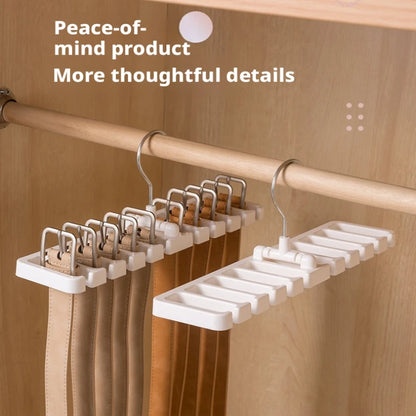 Organizador de Cintos para Guarda-Roupa: Cabide Multifuncional para Lenços e Cintos — A Ferramenta Definitiva para Organização Doméstica