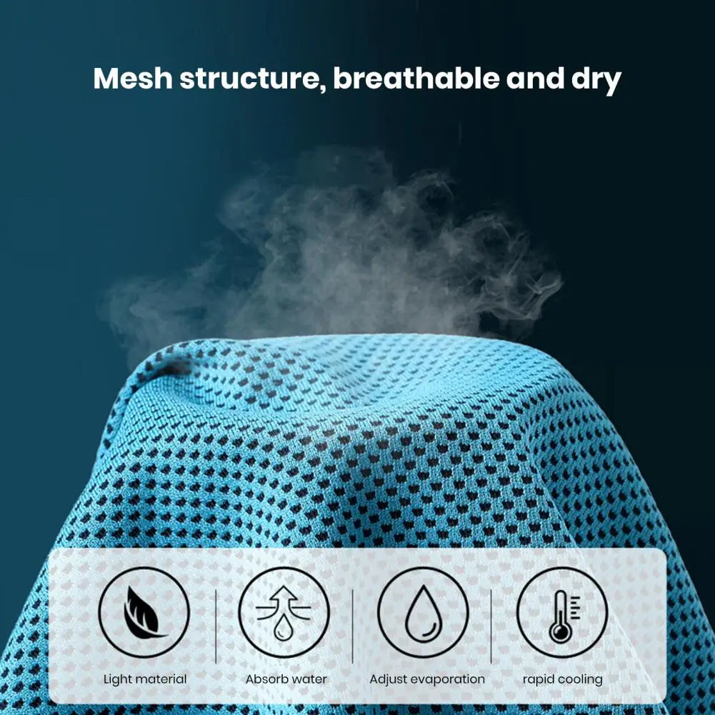 Instant Cooling Towel Quick Dry Sweat Absorption Running Towel Yoga Towel Workout Sports Physical Cooling Gym Fitness Towels