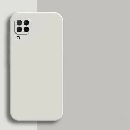 Capa de silicone quadrada luxuosa para celular huawei p40 lite, capa macia à prova de choque para huawei nova 7i nova 6 se