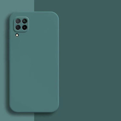Capa de silicone quadrada luxuosa para celular huawei p40 lite, capa macia à prova de choque para huawei nova 7i nova 6 se