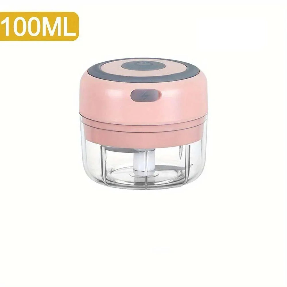 100ml/250ml picador de carne elétrico alho chopper girar imprensa alho triturador vegetal cebola cortador cozinha cozinhar acessórios