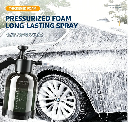 1 Pulverizador Pneumático de Espuma Portátil para Lavagem de Carros, Limpeza de Jardins, Janelas de Carros e Pisos, Ferramentas de Limpeza Doméstica