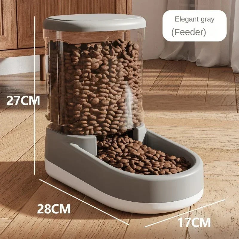 Dispensador de água para cães e gatos, alimentador automático para alimentação de cães, água potável e fluindo, não conectado em chaleira de água, suprimentos para animais de estimação