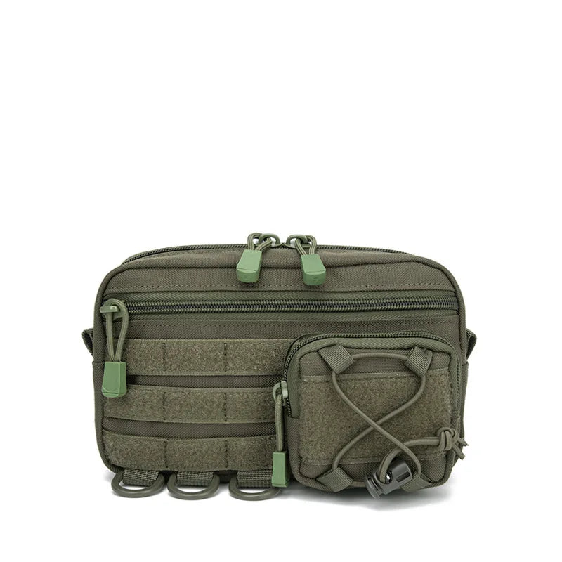 Outdoor Sports Tactical Fanny Pack Accessories Functional Hanging Bag Military Fan Waist Hanging Bag Laser Bag