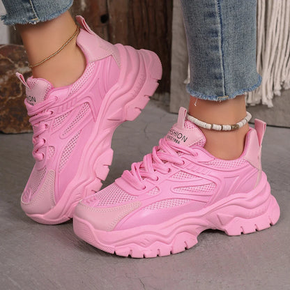 Mulheres tênis 2024 nova moda chunky tênis feminino plataforma de tênis ao ar livre sapatos esportivos para mulher leve designer sapatos
