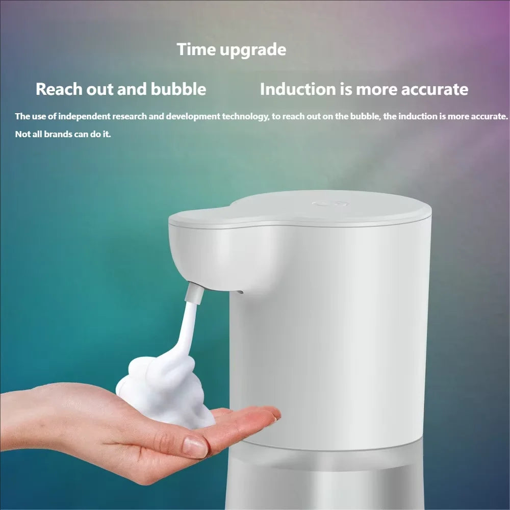 Dispensador Automático de Sabão HOMEFISH com Sensor Inteligente 350ml Carregamento USB Dispensador de Espuma de Sabão Sem Contato Máquina de Desinfetante para Mãos