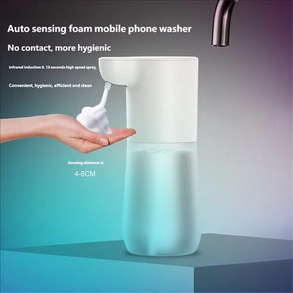 Dispensador Automático de Sabão HOMEFISH com Sensor Inteligente 350ml Carregamento USB Dispensador de Espuma de Sabão Sem Contato Máquina de Desinfetante para Mãos